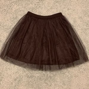 Black Tulle Skirt